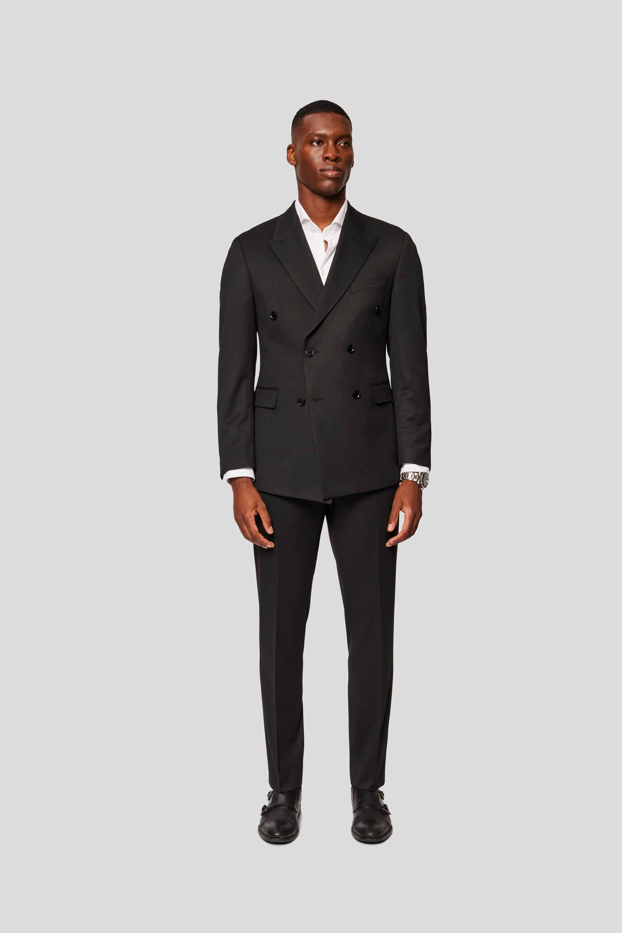 PRESTIGE sort dobbeltradet blazer MBO