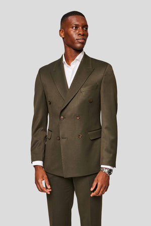 PRESTIGE grøn dobbeltradet blazer
