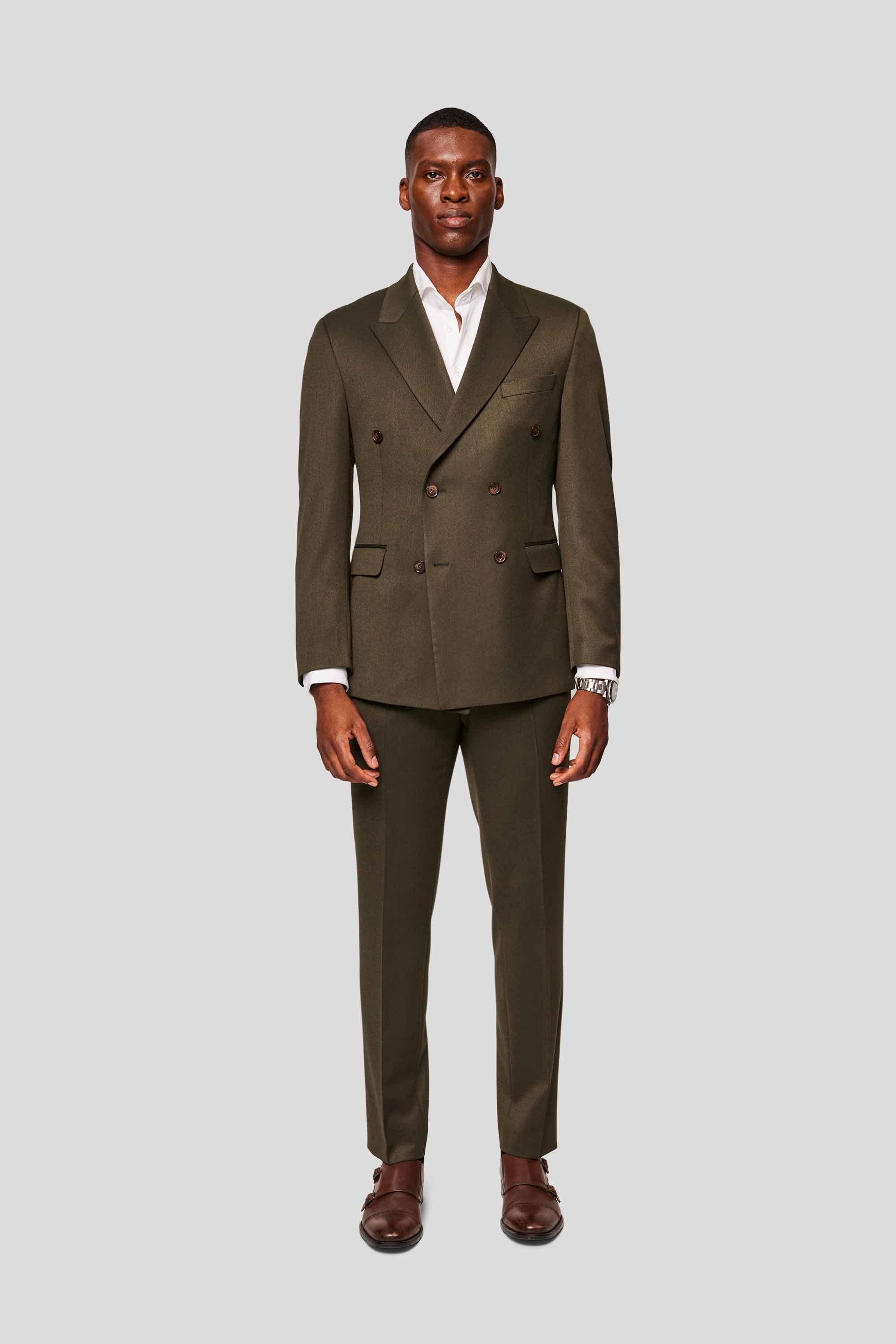 PRESTIGE grøn dobbeltradet blazer MBO