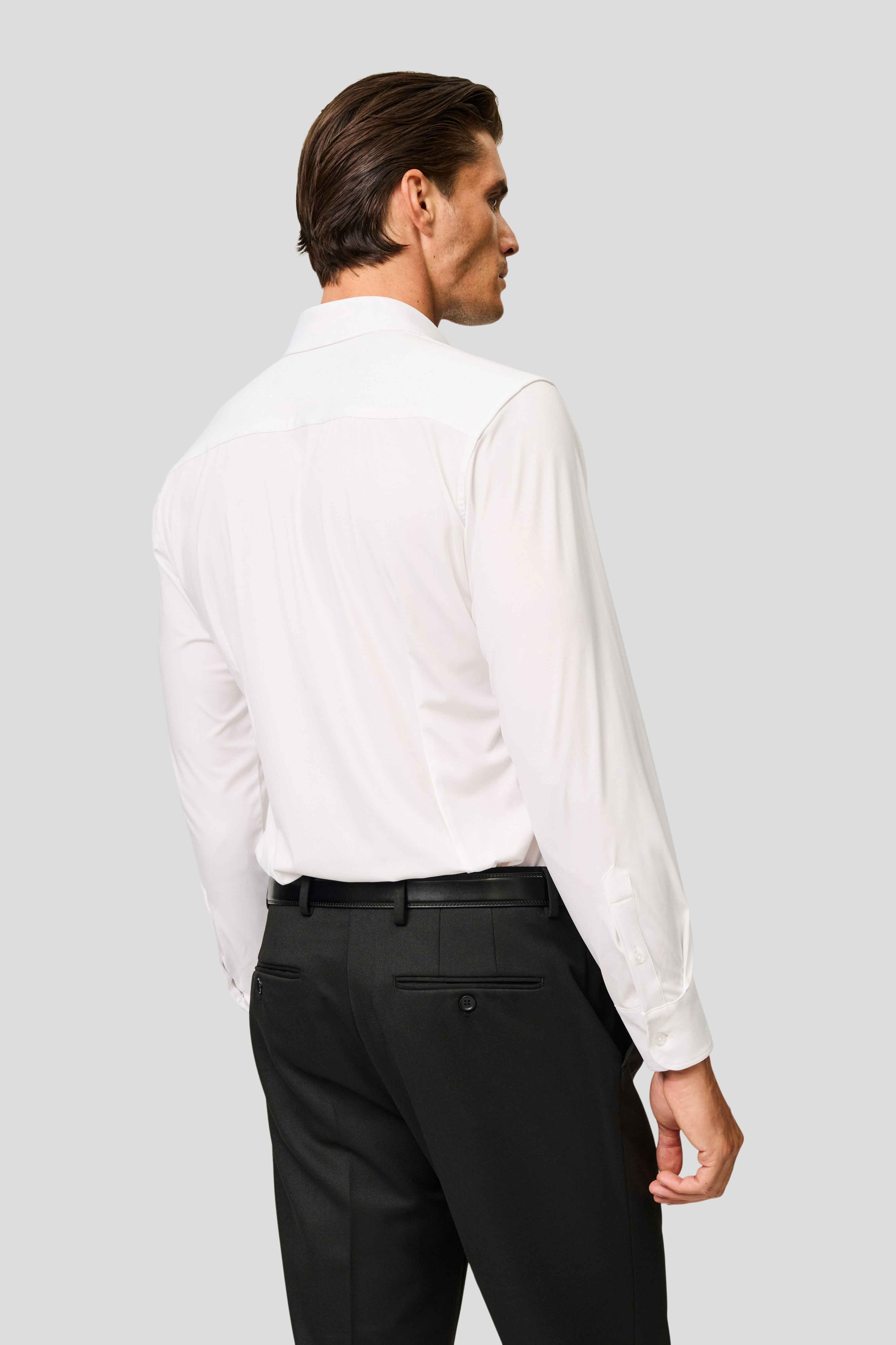 Signatur performance skjorte hvid slim Shirtmakers