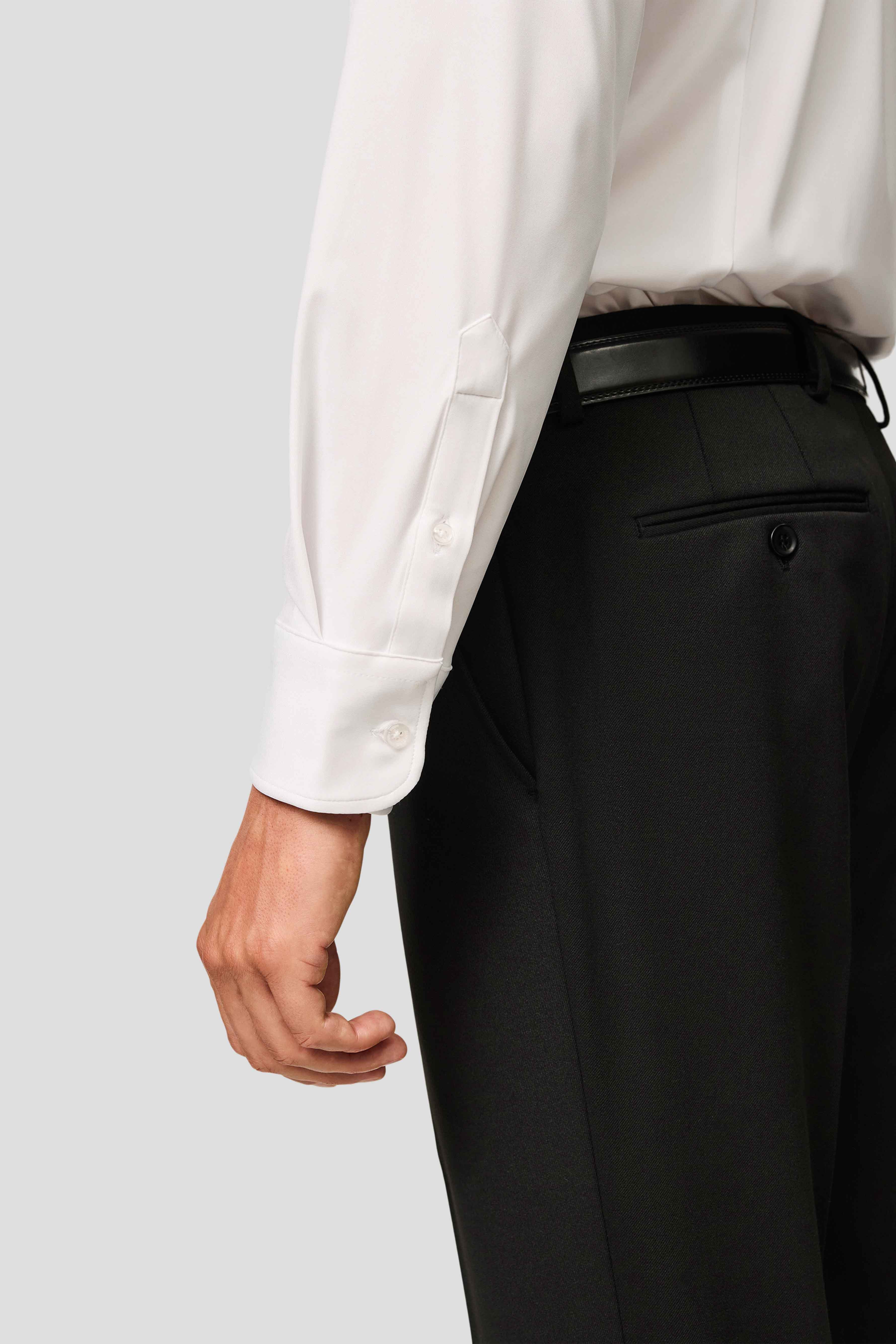 Signatur performance skjorte hvid slim Shirtmakers