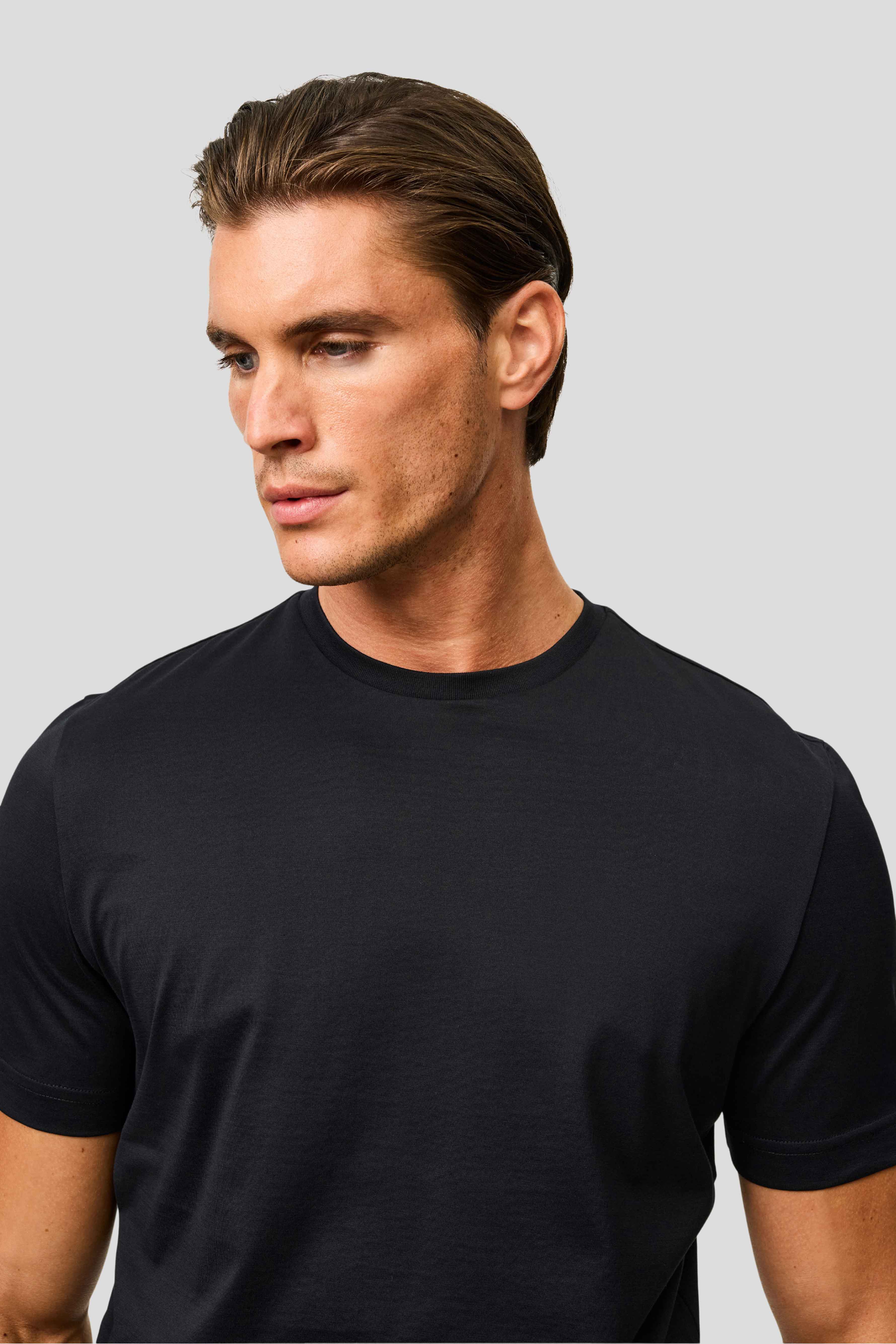 Sort T-shirt SUIT CLUB