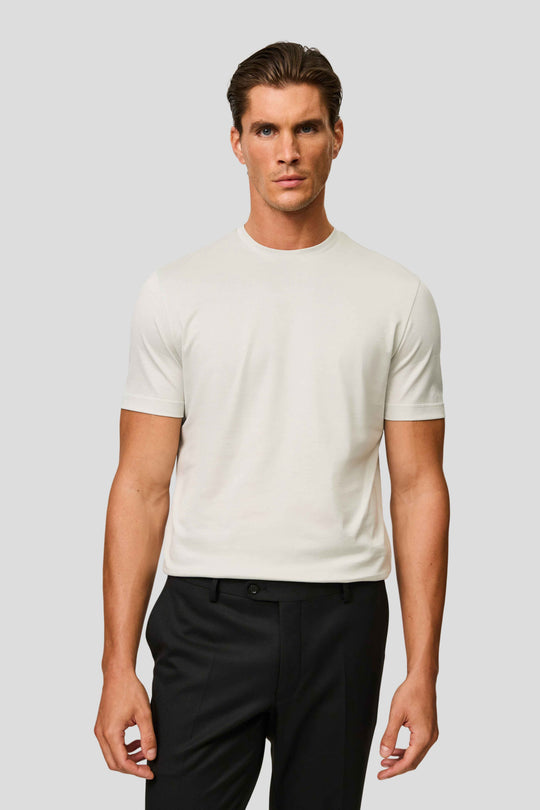 Lys grå T-shirt SUIT CLUB