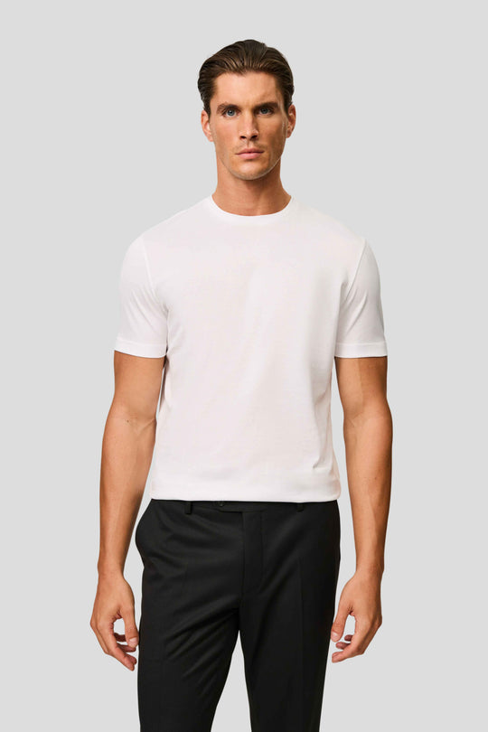 Hvid T-shirt SUIT CLUB