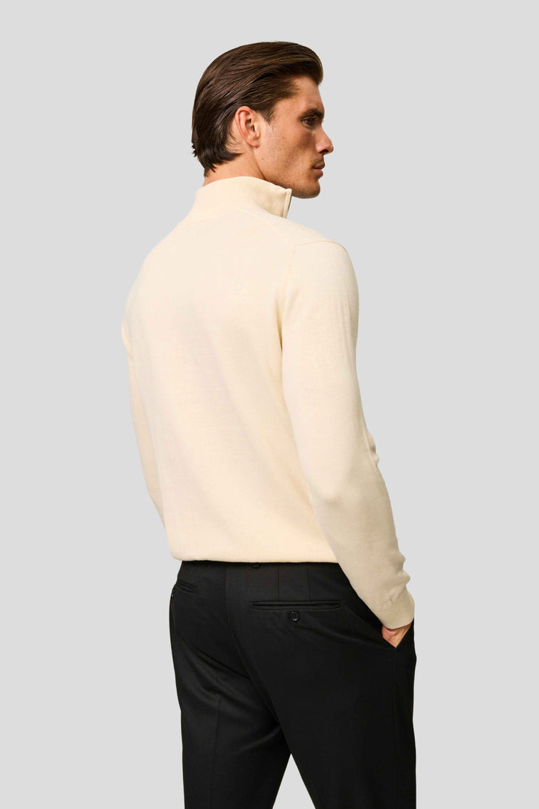 Half Zip Kabelstrik 'Oure' - Dark Navy