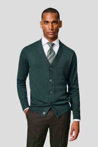 Mørkegrøn cardigan SUIT CLUB