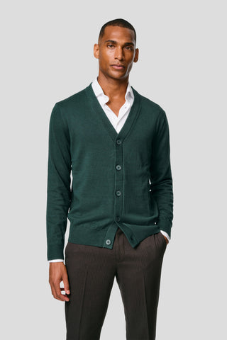 Mørkegrøn cardigan SUIT CLUB