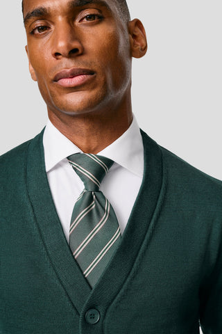 Mørkegrøn cardigan SUIT CLUB