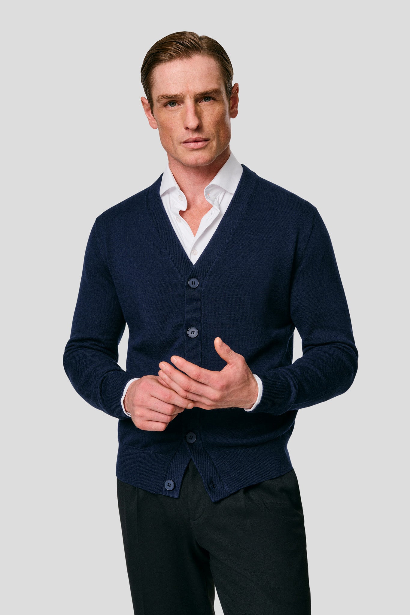 Navy cardigan HVIID