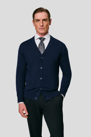 Navy cardigan SUIT CLUB