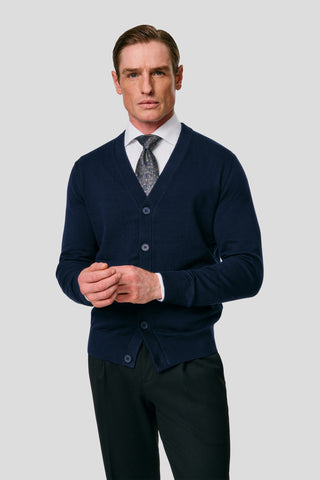 Navy cardigan SUIT CLUB