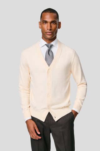 Off-white cardigan SUIT CLUB