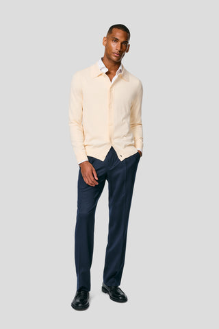 Off-white polo cardigan SUIT CLUB