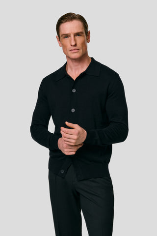 Sort polo cardigan SUIT CLUB