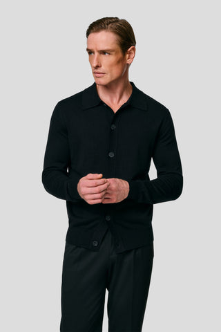 Sort polo cardigan SUIT CLUB