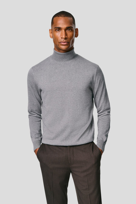 Grå turtleneck