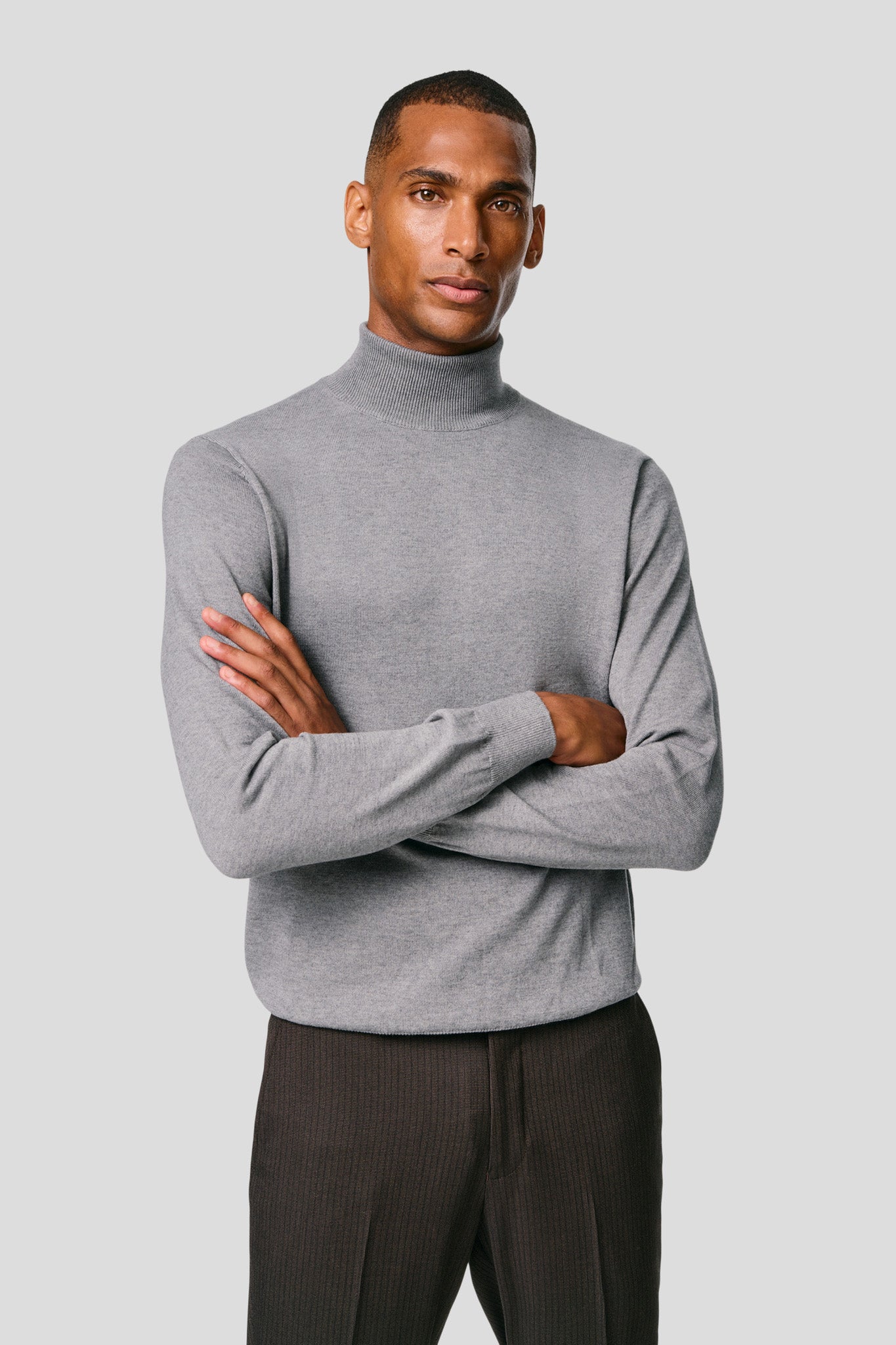 Grå turtleneck HVIID