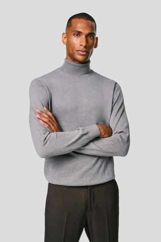 Grå turtleneck SUIT CLUB