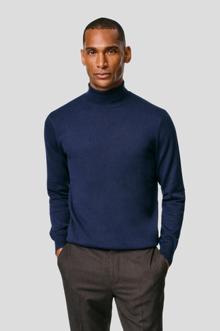 Navy turtleneck SUIT CLUB