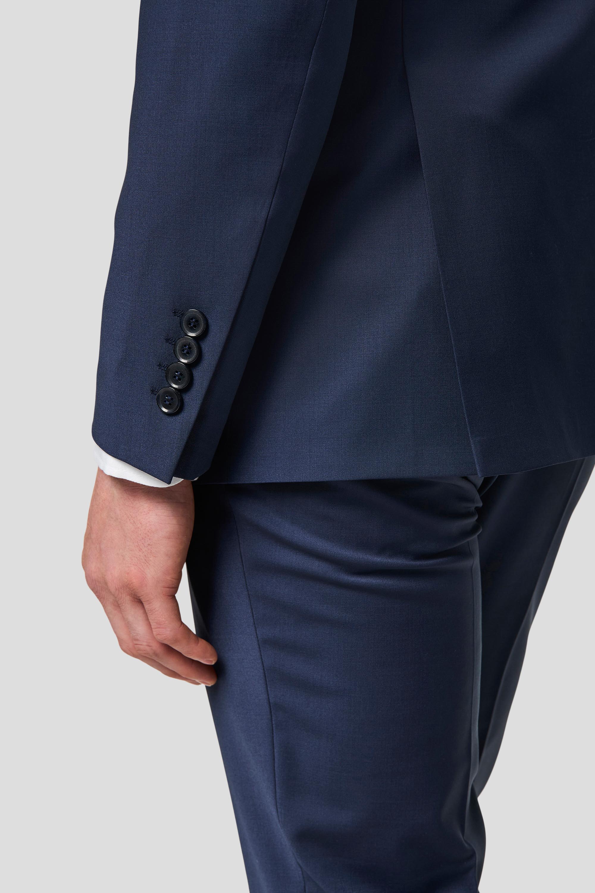 PREMIUM kongeblå three-piece jakkesæt PREMIUM