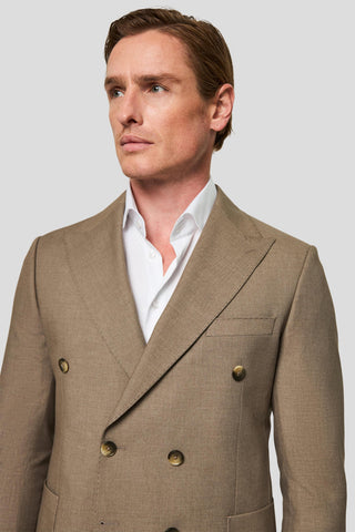 PRESTIGE stone dobbeltradet blazer - SUIT CLUB