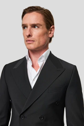 PREMIUM sort dobbeltradet blazer PREMIUM