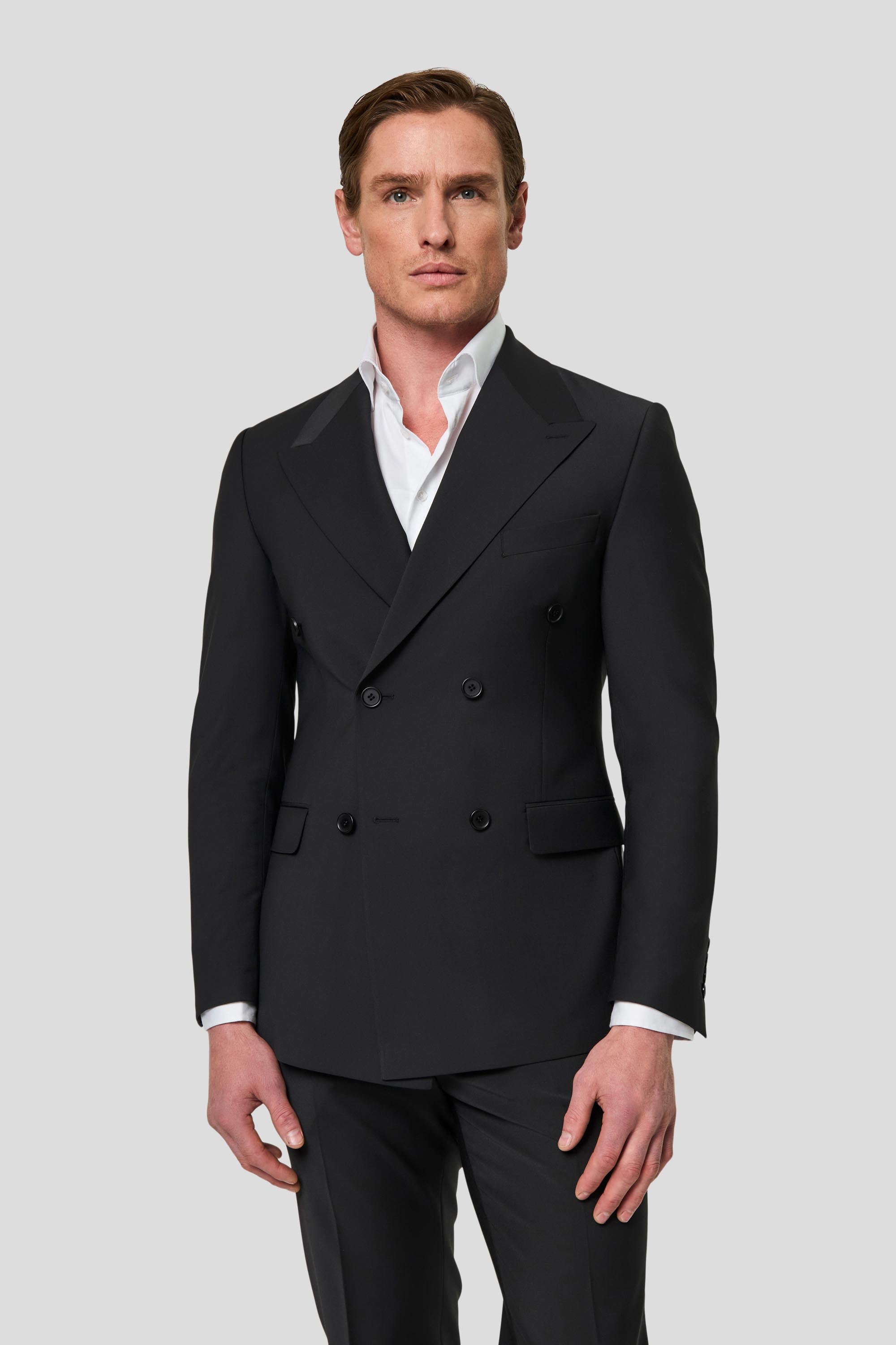 PREMIUM sort dobbeltradet blazer MBO