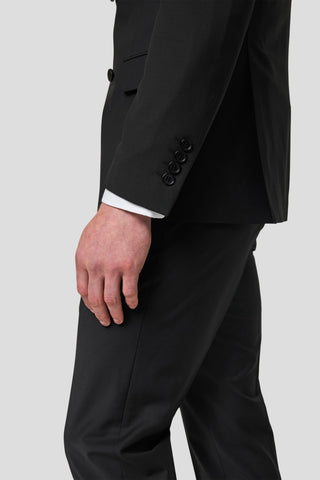 PREMIUM sort dobbeltradet blazer PREMIUM