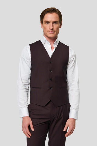 PRESTIGE bordeaux vest - SUIT CLUB