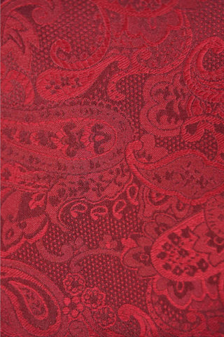 Rød paisley lommeklud