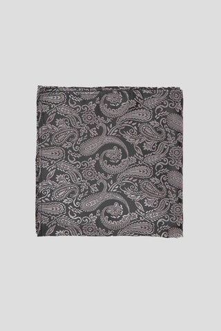 Sort & beige paisley lommeklud suitclub.dk