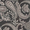 Sort & beige paisley slips
