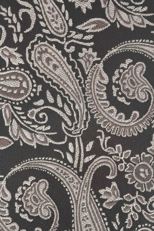 Sort & beige paisley slips PVD