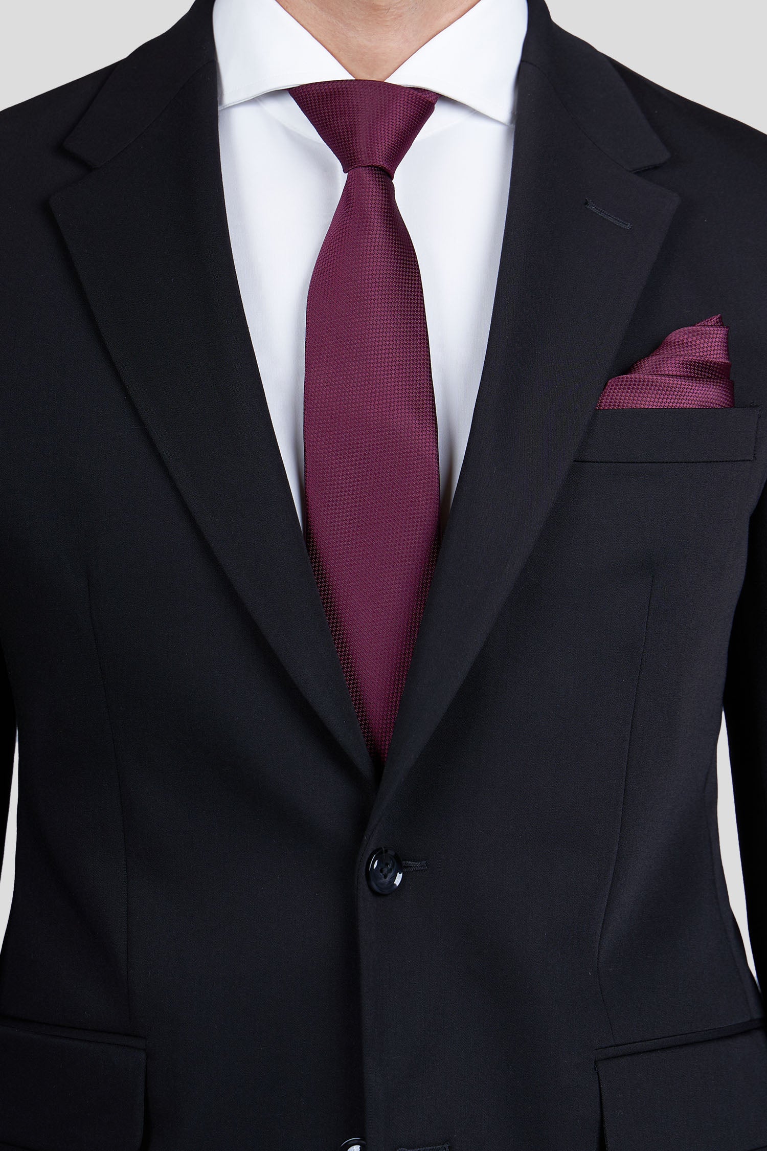 Bordeaux lommeklud PVD