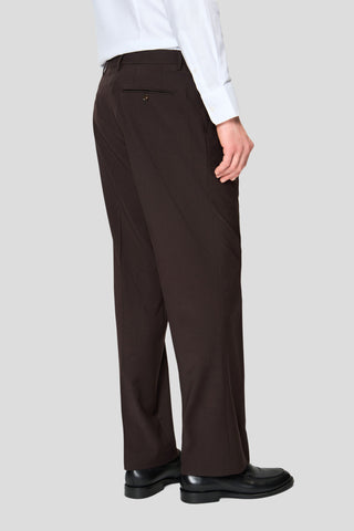 PREMIUM brunt three-piece jakkesæt