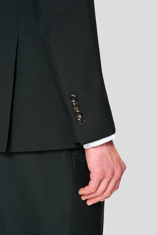 PREMIUM grøn dobbeltradet blazer