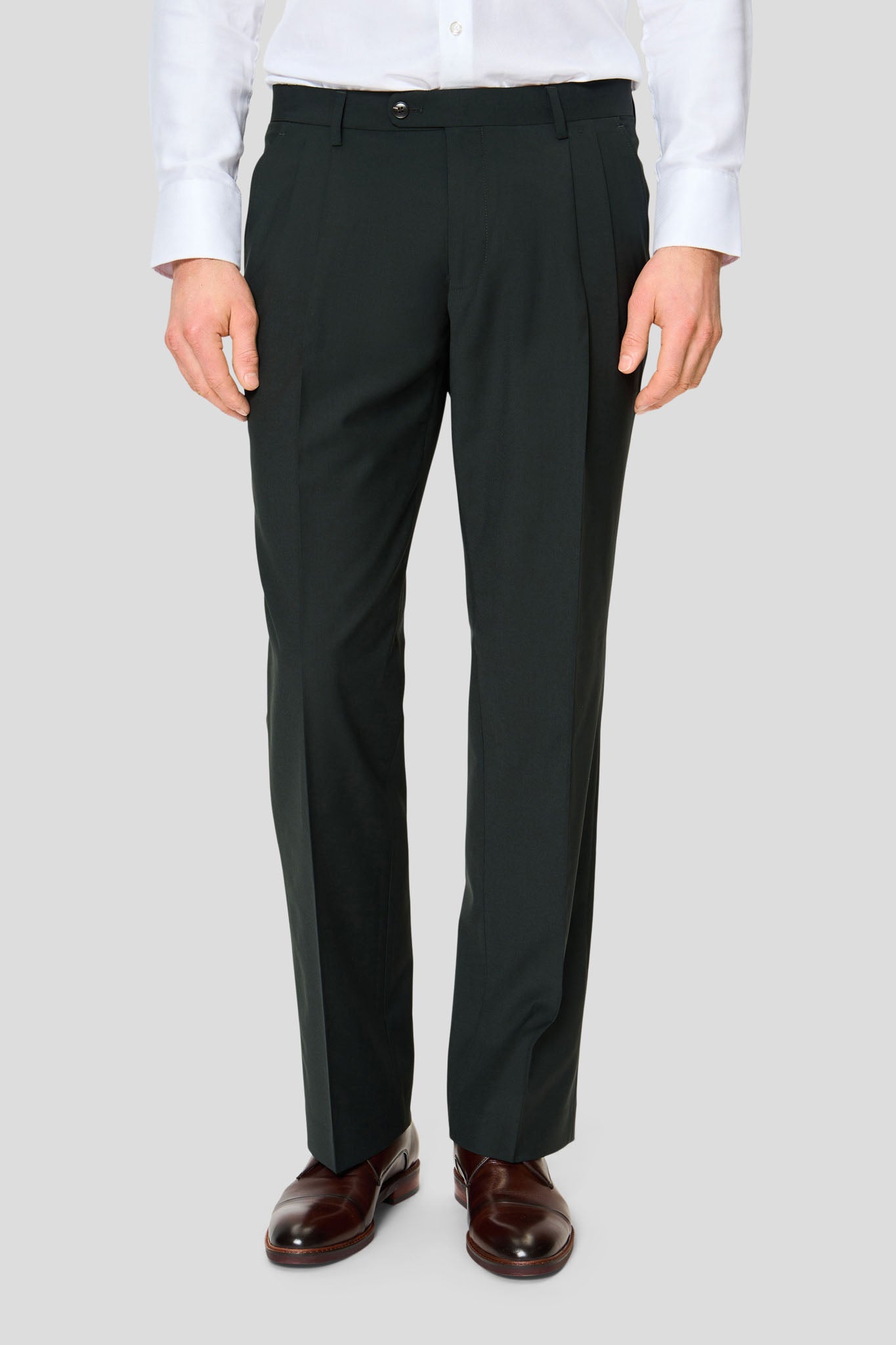 PREMIUM grønt three-piece jakkesæt