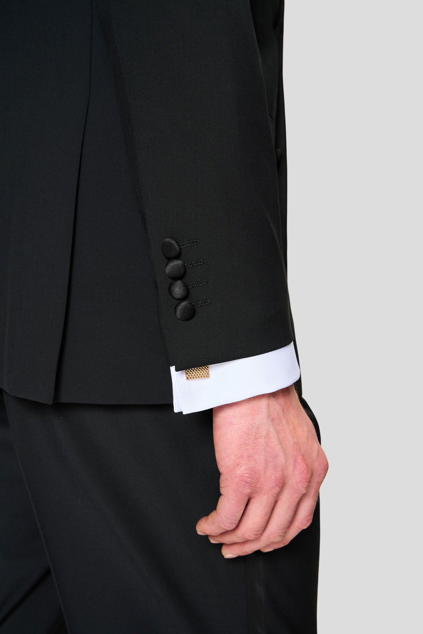 PREMIUM sort smoking jakkesæt