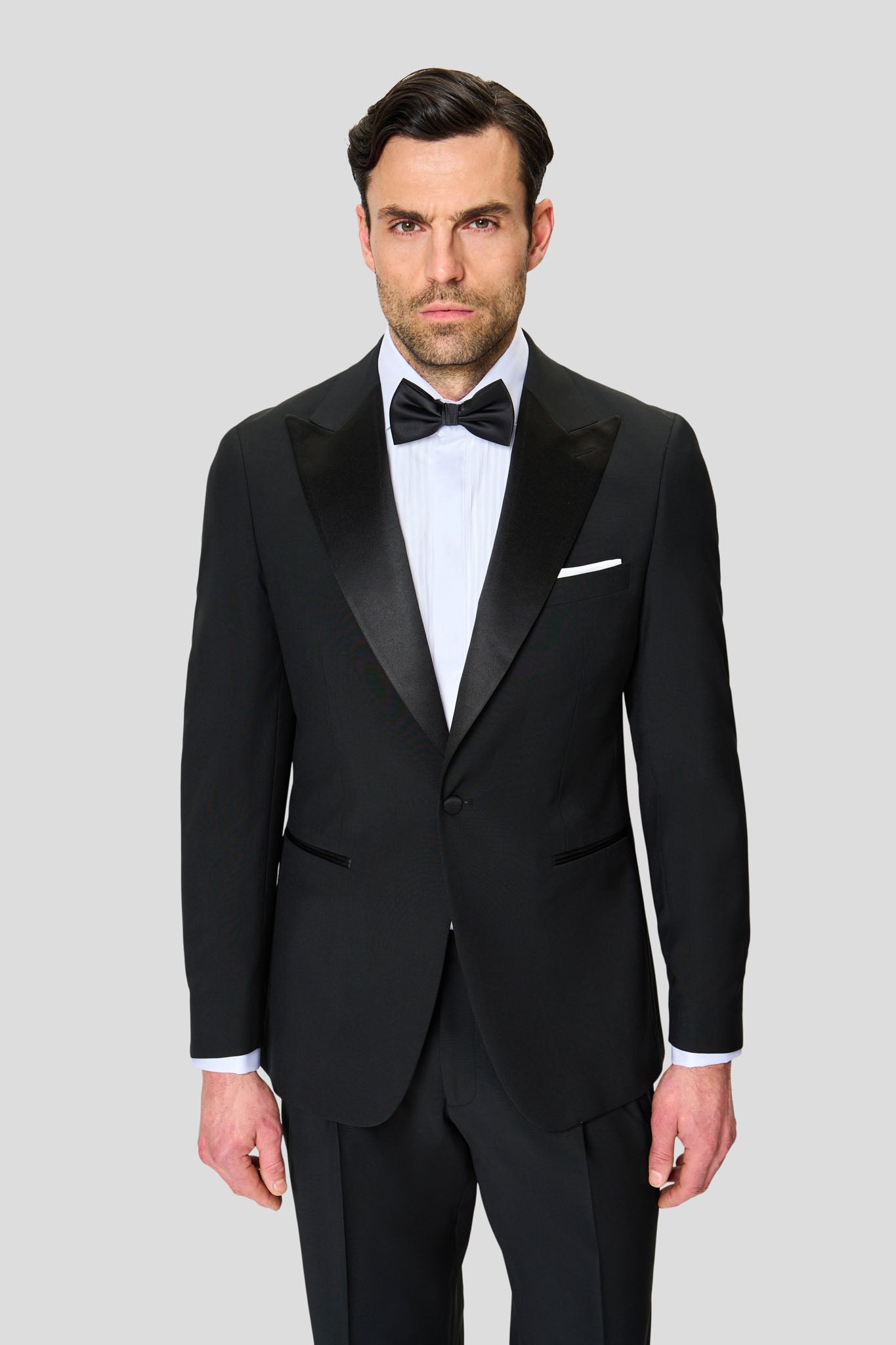 PREMIUM sort smoking jakkesæt