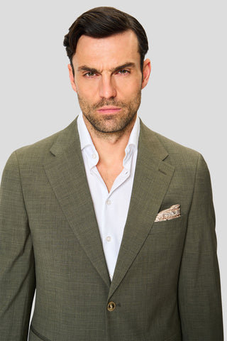 EXCLUSIVE grøn meleret blazer