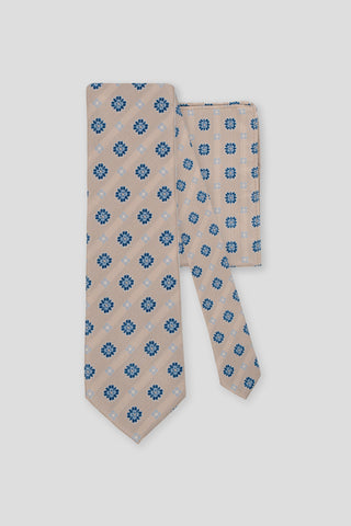 Accessory-pack (Beige & blåt blomstret) suitclub.dk