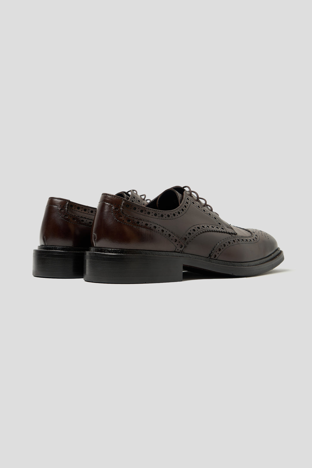 Brun brogue sko