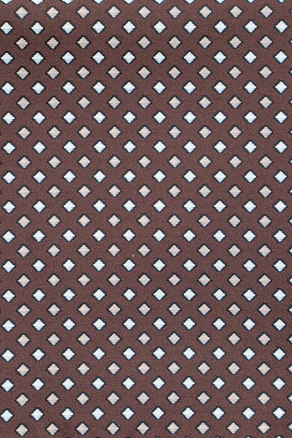 Brunt ternet lommeklud PVD