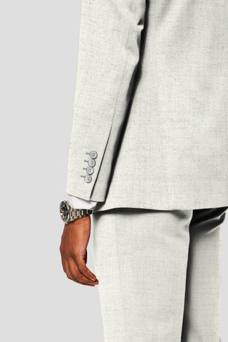 Off-white uld jakkesæt SUIT CLUB
