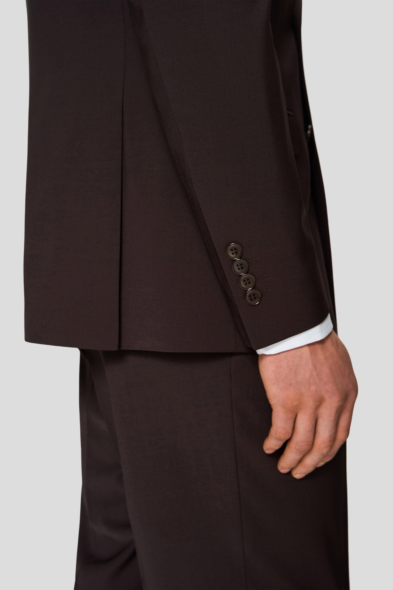 PREMIUM brunt jakkesæt