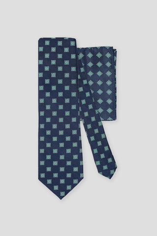 Accessory-pack (mørkegrøn blomstret i silke) suitclub.dk