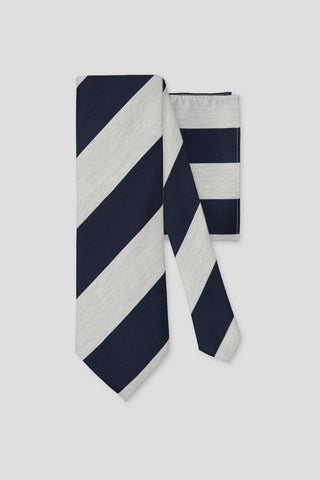 Slips & lommekluds pakke (Navy stribet) suitclub.dk