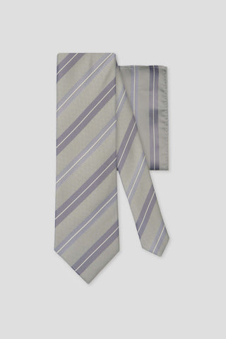 Slips & lommekluds pakke (Lysegrøn og Grå stribet) suitclub.dk