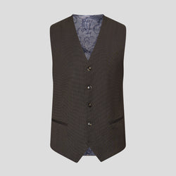 PRESTIGE brun vest med striber