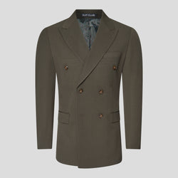 PRESTIGE grøn dobbeltradet blazer